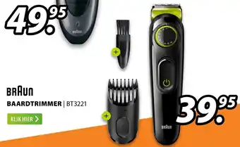 Expert BRAUN Baardtrimmer | BT3221 aanbieding