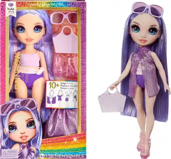 Bol.com Rainbow High Swim & Style-modepop - 28 cm - Violet (paars) aanbieding