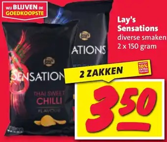 Nettorama Lay's Sensations 2 x 150g aanbieding