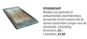 Nijhof Steenschot 97x145cm aanbieding