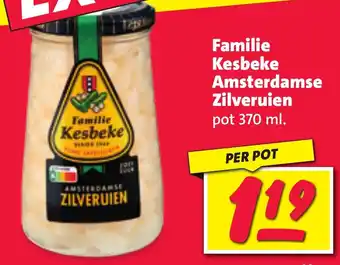 Nettorama Familie Kesbeke Amsterdamse Zilveruien 370ml aanbieding