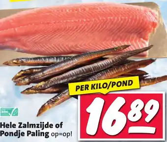 Nettorama Hele Zalmzijde of Pondje Paling aanbieding