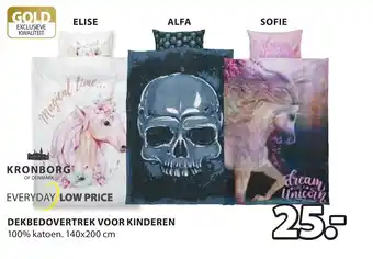 Jysk Dekbedovertrek voor kinderen aanbieding