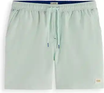 Bol.com Scotch & Soda Mid Length Swim Short Solid Heren Zwembroek - Maat S aanbieding