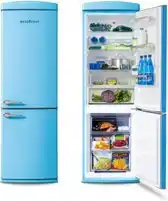 Bol.com Vestfrost Retro No*Frost Koel-vriescombinatie Blauw aanbieding