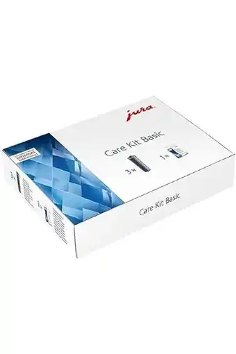 Amazon JURA Originele - Care Kit Basic met alle belangrijke verzorgingsproducten - TÜV-gecertificeerde hygiëne - 3 x CLARIS Smart+ f aanbieding