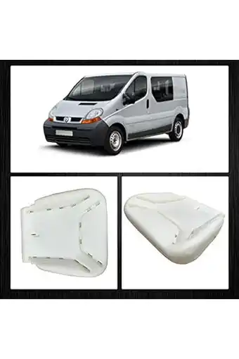 Amazon BREMER SITZBEZÜGE Zitkussen compatibel met Renault Trafic vanaf 2001-2014, schuimvulling, zitschuim voorstoelbekleding, bestu aanbieding