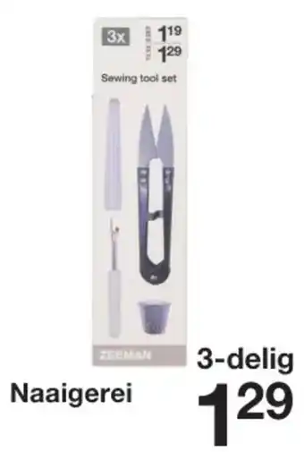 Zeeman Naaigerei 3-delig aanbieding