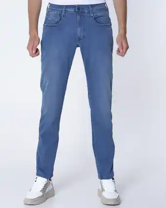 Only for Men Replay Anbass Hyperflex Heren Jeans aanbieding