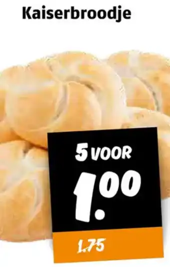Poiesz Kaiserbroodje aanbieding