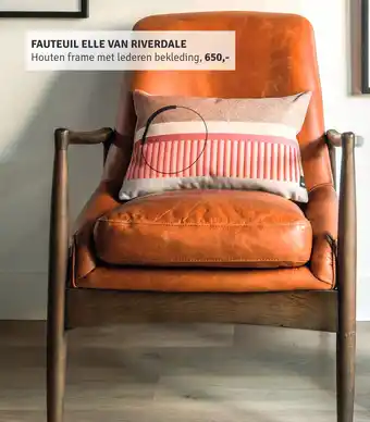 Nijhof Fauteuil elle van riverdale aanbieding