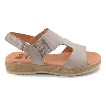 Spartoo Sandalen Blusandal Sandalias grises de piel by aanbieding