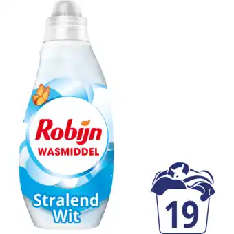 Jumbo Robijn Klein & Krachtig Classics Vloeibaar Wasmiddel Stralend Wit 19 wasbeurten aanbieding