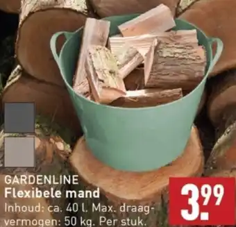 ALDI GARDENLINE Flexibele mand aanbieding