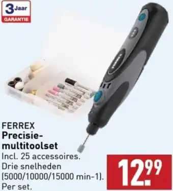 ALDI FERREX Precisie Multitool set aanbieding