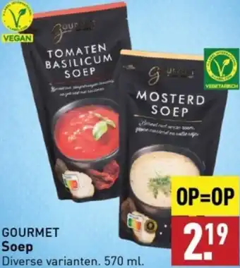 ALDI GOURMET Soep 570ml aanbieding