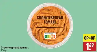 ALDI Groentespread tomaat 130 g. aanbieding