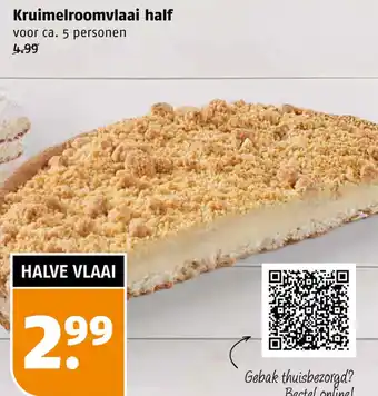 Poiesz Kruimelroomvlaai aanbieding