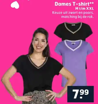 Etos Dames t-shirt** aanbieding