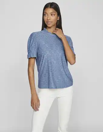 Bol.com VILA VIKAWA S/S FLOUNCE TOP - NOOS Dames Top - Maat S aanbieding