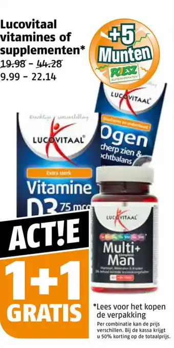 Poiesz Lucovitaal vitamines of supplementen aanbieding