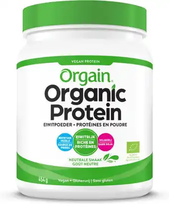 Bol.com Orgain Organic Protein Neutral Pdr 454g aanbieding