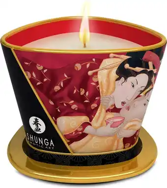 Bol.com Shunga - Massagekaars - Strawberry Wine aanbieding