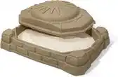 Bol.com Step2 Naturally Playful Zandbak - Met Deksel en Zitbankjes - Zandbak van plastic / kunststof voor kinderen aanbieding