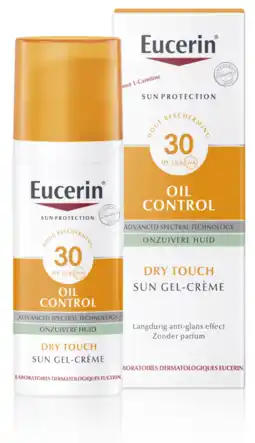 De Online Drogist Eucerin Sun Oil Control Gel-Creme Spf 30 50ML aanbieding