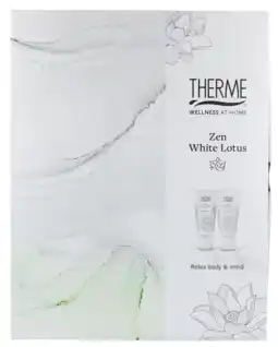 De Online Drogist Therme Zen White Lotus Shower Treatment Giftset 1ST aanbieding