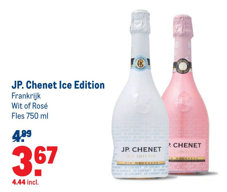 Jp. chenet ice edition 750 ml aanbieding bij Makro
