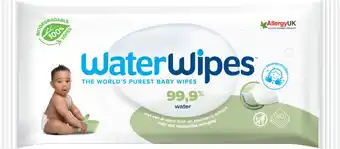 Bol.com Waterwipes - Snoetenpoetser Soapberry - 1 x 60 Babydoekjes - 99,9% water *Plastic Vrij aanbieding