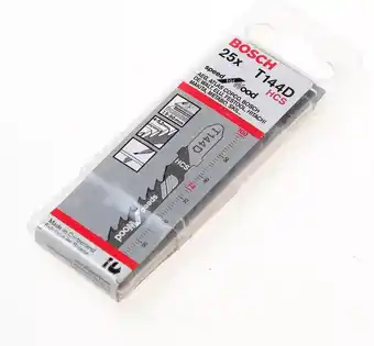 Bol.com Bosch - Decoupeerzaagblad T 144 D Speed - for Wood aanbieding