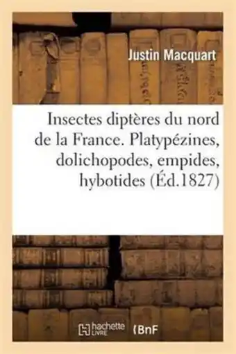 Bol.com Sciences- Insectes Diptères Du Nord de la France. Platypézines, Dolichopodes, Empides, Hybotides aanbieding