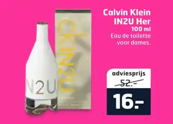 Etos Calvin klein in2u her 100 ml aanbieding