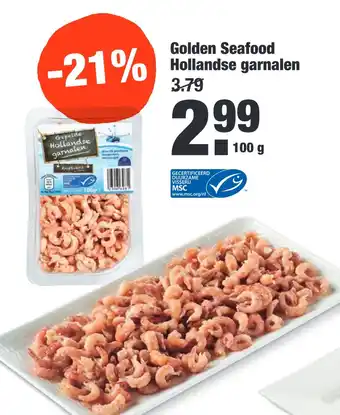 ALDI Golden seafood hollandse garnalen aanbieding