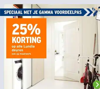 GAMMA Op alle Lundia deuren aanbieding