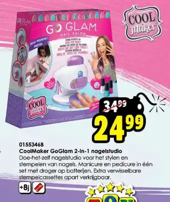 ToyChamp Coolmaker goglam 2-in-1 nagelstudio aanbieding