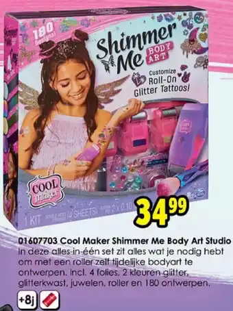 ToyChamp Cool Maker shimmer me body art studio aanbieding