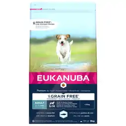 Pets Place Eukanuba Adult Small Medium Grain Free Zeevis - Hondenvoer aanbieding