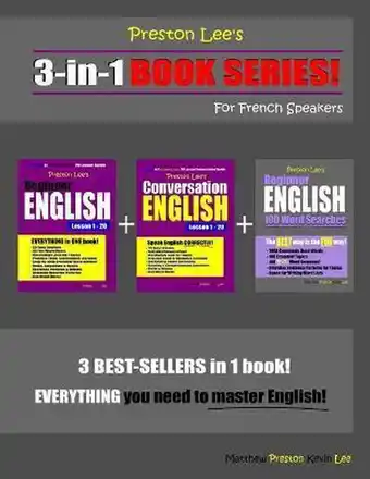 Bol.com Preston Lee's English for French Speakers- Preston Lee's 3-in-1 Book Series! Beginner English, Conversation English Lesson 1  aanbieding