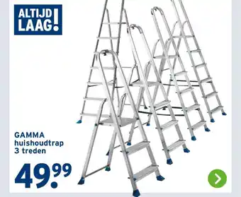 GAMMA Huishoudtrap 3 treden aanbieding