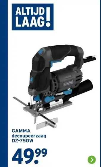 GAMMA Decoupeerzaag DZ-750W aanbieding