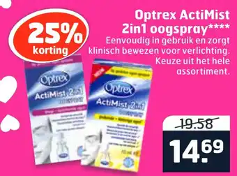 Etos Optrex actimist 2in1 oogspray** aanbieding