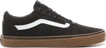 Bol.com Vans Ward Canvas Heren Sneakers - Black/Gum - Maat 44 aanbieding