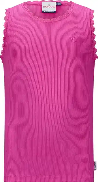 Bol.com Retour jeans Orlene Meisjes Top - raspberry - Maat 11/12 aanbieding