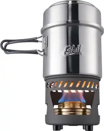 Bol.com Esbit Outdoor Kooktoestel 985ml - Opbergtas - Aluminium/RVS - Alcohol aanbieding