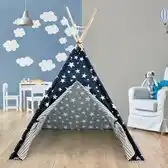 Lobbes Tipi Tent Blauw met Sterren aanbieding