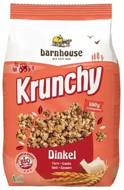De Online Drogist Barnhouse Krunchy Spelt 600GR aanbieding