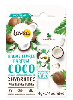 De Online Drogist Lovea Lipbalsem Kokos 4GR aanbieding